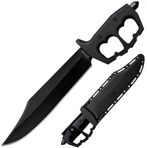 Cold Steel Bhaos Bowie, 10 1/2" Blade, Aluminum Handle, Secure-Ex Sheath