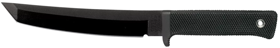 Cold Steel CS49LRT Recon7" Fixed Tanto Plain Black Tuff-Ex Finish SK-5 Steel Blade/Black Kray-Ex Handle Includes Sheath