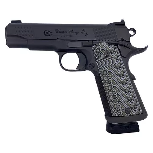 Colt Mfg O4042CS Custom Carry Limited 9mm Luger 4.25" 7+1 Smoke Gray Cerakote Stainless Steel Gray G10 Grip