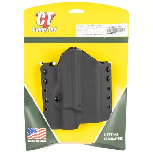 Comp-Tac C828SS241RBKN WarriorBlack Kydex OWB Sig 320 & X300/U Right Hand