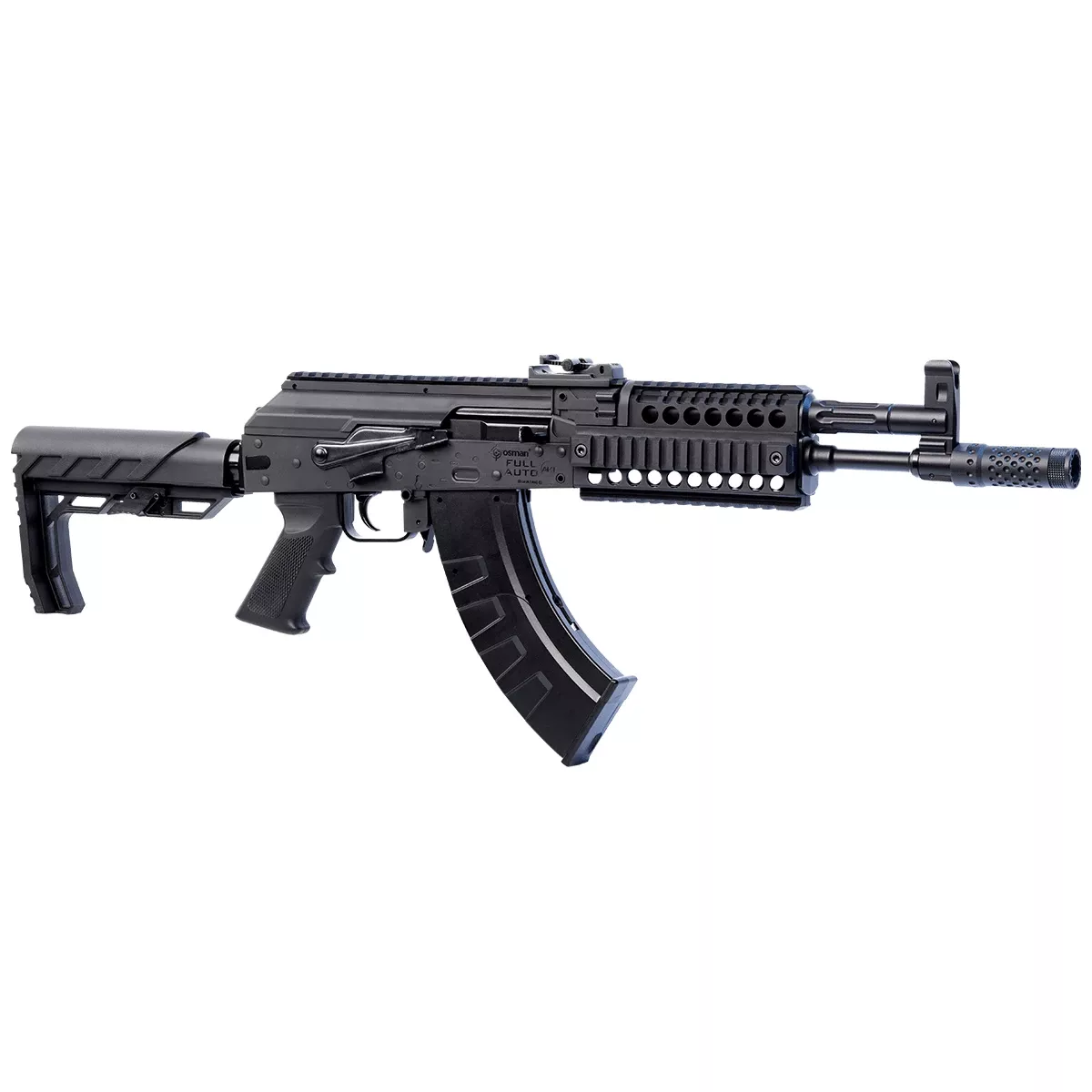 Crosman CAK1 Full Auto AK1 Air Rifle CO2 177 28 rd, Black Smooth Bore Barrel