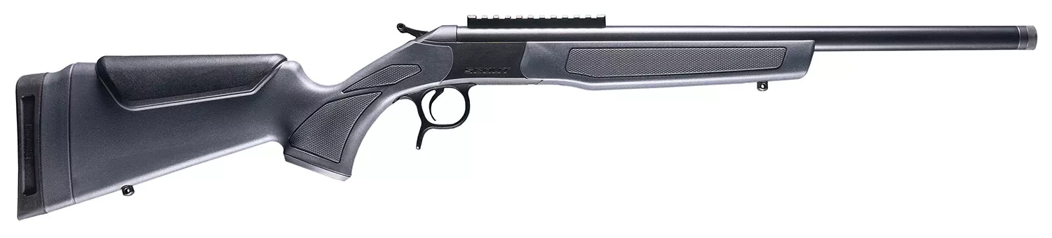 CVA Scout V3 350 Legend 20" 1-Rd Break-Open Rifle - Blued/Gray Synthetic