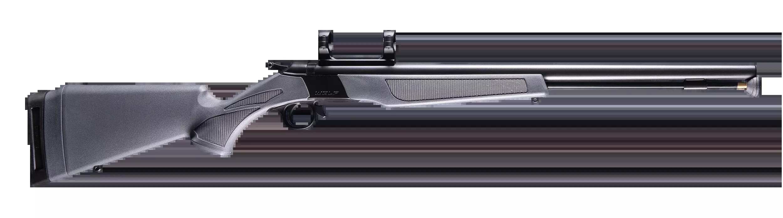 CVA Wolf 50 Cal 24" Break-Open Muzzleloader - Blued Steel - Stealth Gray Stock