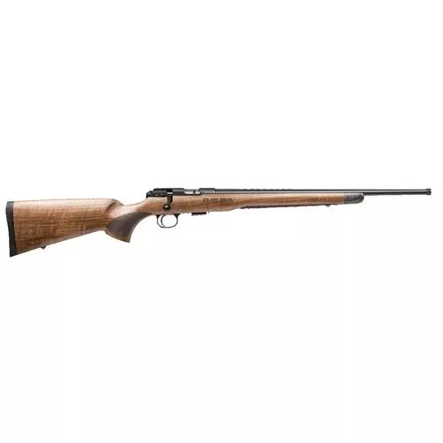 CZ-USA 02373 CZ 457 Royal 22 LR 5+1 20.50" 1/2"-20 tpi Walnut American Style Comb Stock Black Right Hand