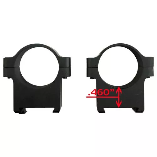 CZ-USA 40010 Scope RingsDovetail CZ550/557 Low 1" Matte Black Aluminum