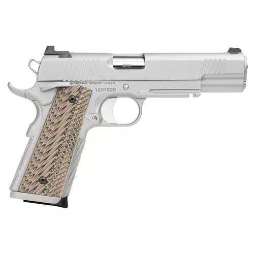 Dan Wesson 01815 Specialist10mm Auto 5" 8+1 Stainless Steel Black & Brown G10 Grip