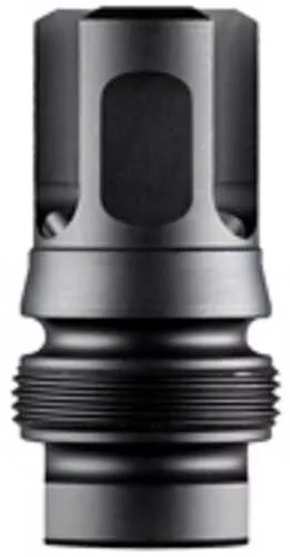 Dead Air Armament Xeno 3-Prong Flash Hider 9MM 5/8X24 Thread Pitch Nitride Finish Black DA130
