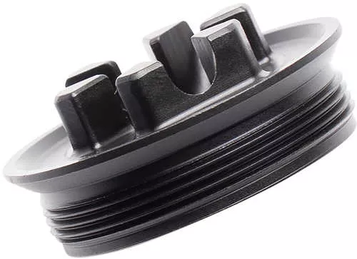 Dead Air RXD206 Flash Hider Front Cap 5.56mm Fits 0.53" Long Stainless Steel Black Nitride