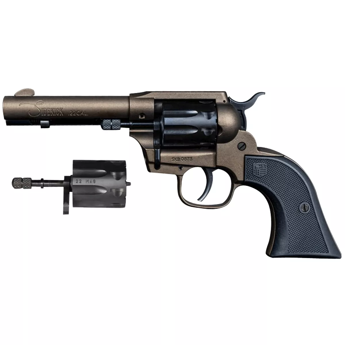 Diamondback Sidekick Dual Cylinder 22 LR/22 Mag Midnight Bronze Revolver Pistol
