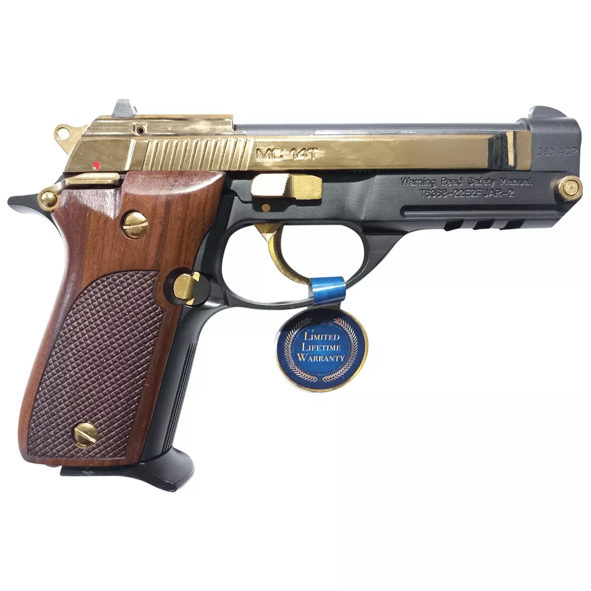 EAA GIRSAN MC 14T Solution Compact 380 ACP Gold Controls, Semi Automatic Pistol