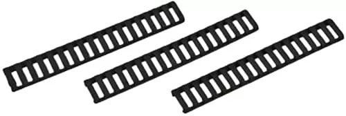ERGO RAIL COVER LOWPRO 18 SLOT LADDER BLACK 3PK