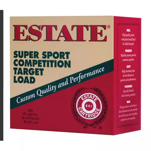 Estate Cartridge SS12XH110075WM 12 Gauge 2.75" 1 oz 7.5 Shot 200 Box Case Only