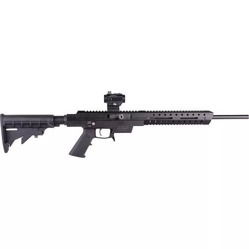 Excel EA22604 X-22R22 LR 16" 10+1 Black Black 6 Position Collapsible Stock Black Polymer Grip Right Hand Red Dot