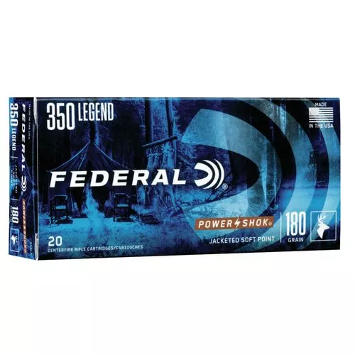 Federal 350LA Power-Shok350 Legend 180 gr Soft Point (SP) 20 Bx/ 10 Cs