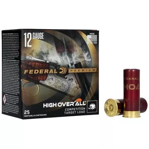 Federal HOA12L9 Premium High Over All 12 Gauge 2.75" 1 1/8 oz 1145 fps 9 Shot 25 Bx/10 Cs