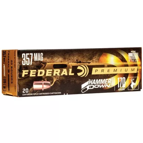 Federal LG35R1 Premium HammerDown 35 Rem 220 gr Bonded Hollow Point 20 Bx/ 10 Cs