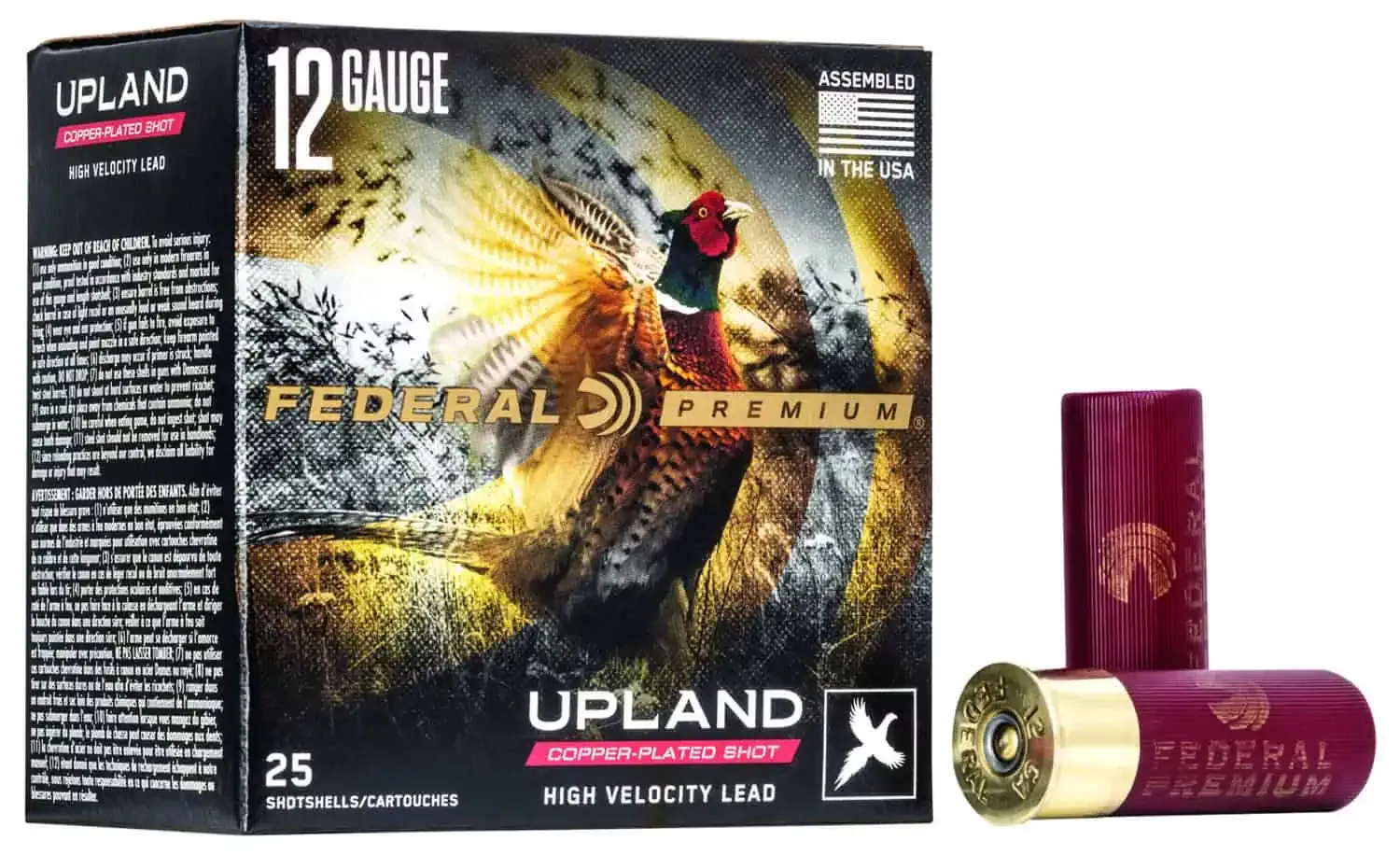 Federal P1286 Premium Wing-Shok High Velocity 12Gauge 2.75″ 1 1/8oz 6Shot 25 Per Box/10 Case