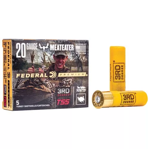 Federal PTDX258567 3rd Degree TSS 20 Gauge 3" 1 1/2 oz 6 Shot 5 Shot 7 Shot 5 Bx/ 50 Cs