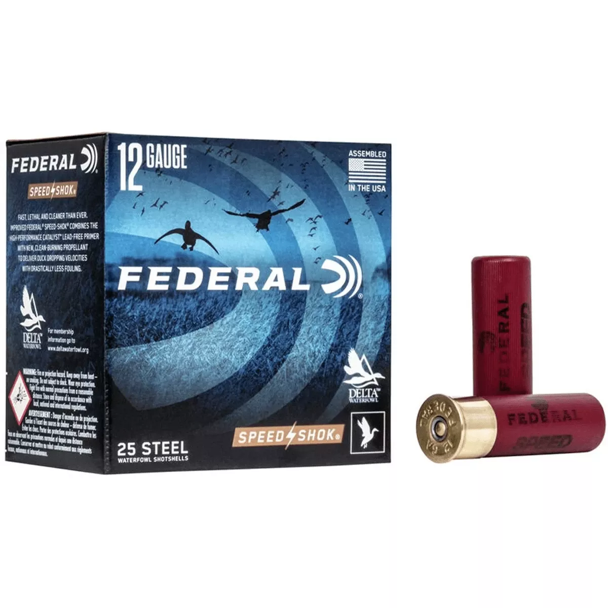 Federal WF143BB Speed-Shok 12 Gauge 3" 1 1/8 oz BB Shot 25 Per Box