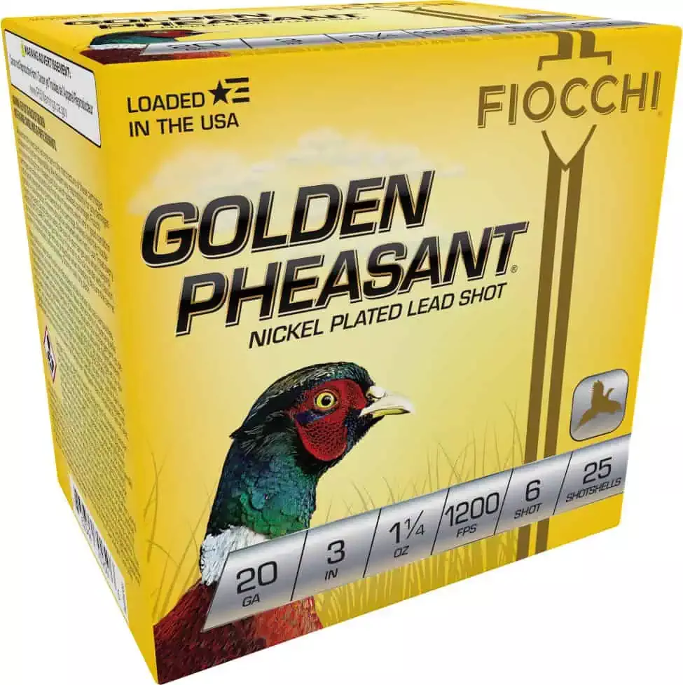 FIO GOLDEN PHEASANT 20GA 3 1.25OZ #6 25/10