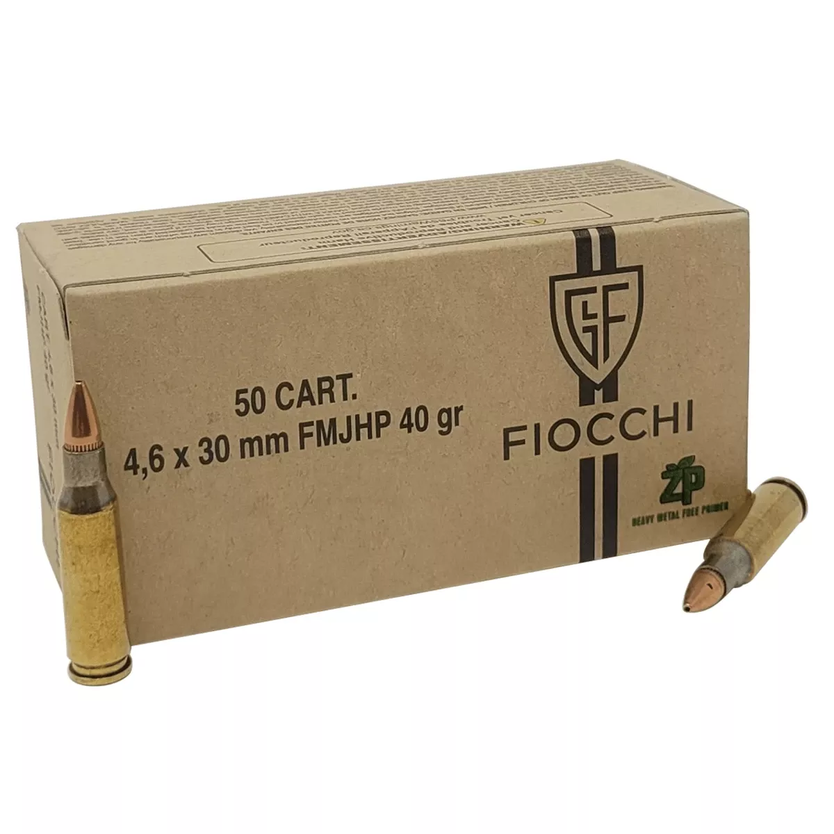 Fiocchi 46EXC H&K 4.6x30mm H&K 40 gr Jacket Hollow Point 100 Per Box