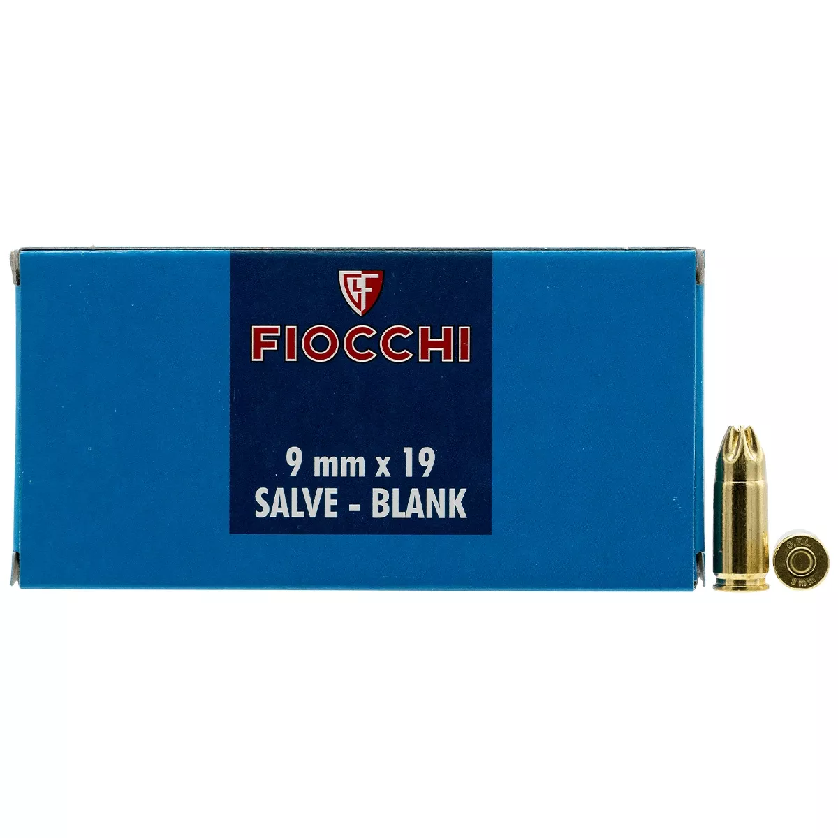 Fiocchi 9MMBLANK Pistol Blank 9mm Luger 50 Per Box