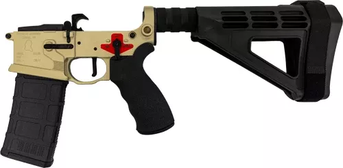 Franklin Armory SALUS Built Lower Receiver Multi-Cal w/ BFSIII AR-Elite Binary Trigger - Desert Smoke
