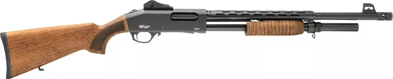 GForce Arms Pumpernickel GFP3 12 Gauge 18.5" 5-Rd Pump-Action Shotgun - Nickel/Walnut