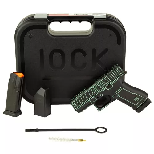 GLOCK 43X 9MM 15RD OUTLANDER BLUE