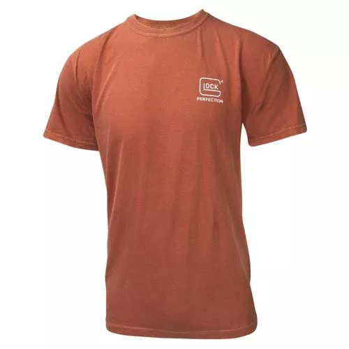 Glock AA75116 Carry With Confidence T-Shirt Rust Orange 3XL Short Sleeve