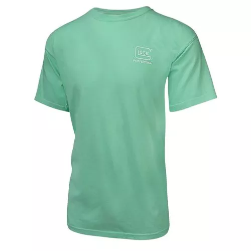 Glock AA75139 Crossover T-Shirt Turquoise Large Short Sleeve