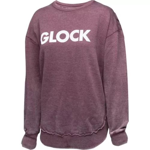 Glock AP95897 Retro Fleece Women's Maroon Long Sleeve Medium