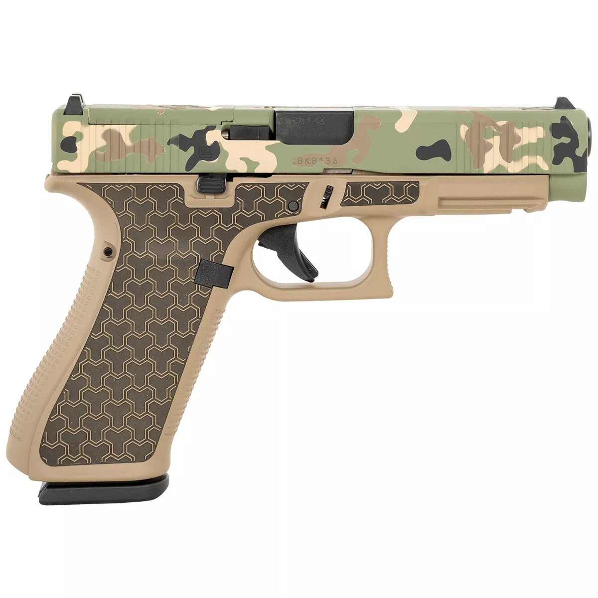 Glock G47 Gen5 MOS Hunter Camo Cerakote 9mm Luger Semi Automatic Handgun