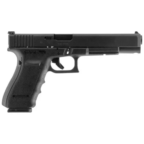 Glock PG4030101MOS G40 Gen4 MOS 10mm Auto 6.02" 10+1 Black Long Black Steel with MOS Cuts Slide Black Interchangeable Backstrap Grip