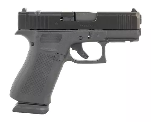 Glock UX4350203FRMOS G43X MOS 9mm Luger 15+1 3.41" Black GMB Barrel, Black Steel Serrated w/Optic Slide, Black Polymer Frame w/Accessory Rail, Ambidextrous, USA Made