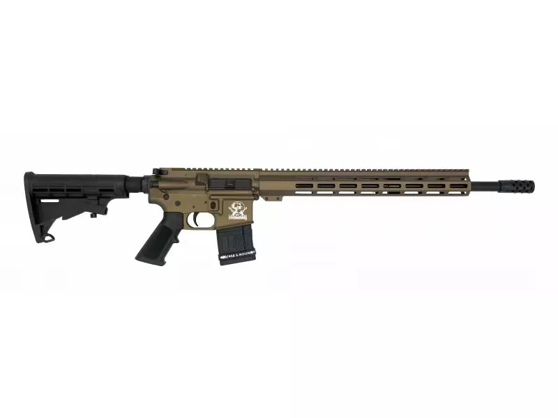 Great Lakes Firearms GL-15 AR-15 450 Bushmaster 18" 5+1 Semi-Auto Rifle - Burnt Bronze