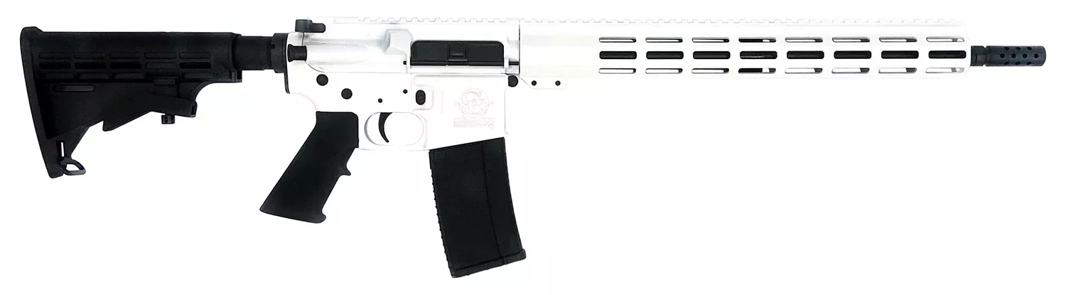 Great Lakes Firearms GLFA AR-15 .223 Wylde 16" 30+1 Semi-Auto Rifle - Arctic White