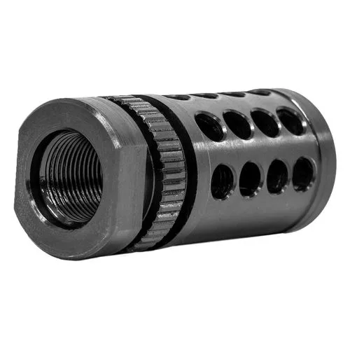 Grovtec US Inc GTHM317 G-Nite Flash Suppressor 223 Cal 1/2"-28 tpi Black Nitride Steel