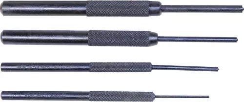Guntec USA AR-15 Roll Pin Finishing Punch Set - 4-Piece Heat-Treated Steel