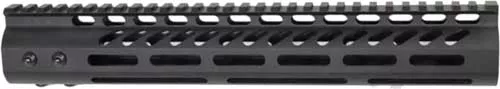 Guntec USA GT-12MLK 12" M-LOK Ultra Light Free Float AR-15 Handguard - Anodized Black