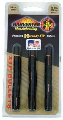 Harvester Muzzleloading XTP 50 Caliber 250 Grains .452 Hornady Sabot 12Pk