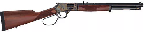 Henry Big Boy Side Gate Full Size 38 Special/357 Mag 7+1 16.50" Blued Octagon Barrel, Color Case Hardened Steel Drilled & Tapped Receiver, American Walnut Stock, Right Hand