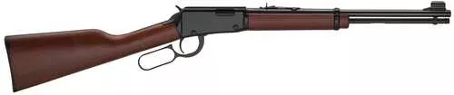 Henry Classic Youth 22 WMR 10+1 16.50" Blued Barrel, Black Aluminum Grooved Receiver, American Walnut Straight Grip Stock
