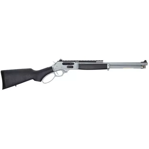 Henry H010GAWP Lever All Weather Side Gate 45-70 Gov 4+1 18.43" Stained Hardwood Stock Satin Hard Chrome Right Hand