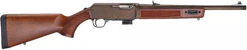 Henry Homesteader 9mm Luger 10+1 16.37" Burnt Bronze Cerakote Steel Barrel, Brushed Bronze Cerakote Drilled & Tapped Steel Receiver, M_LOK Forearm, Fixed American Walnut Wood Stock, Ambidextrous