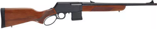 Henry Supreme 223 Rem/5.56 NATO 10+1 18" Blued Threaded Barrel, Black Hardcoat Anodize Drilled & Tapped Aluminum Receiver, Fixed American Walnut Stock, Ambidextrous