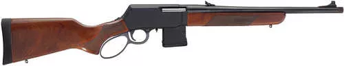 Henry Supreme 300 Blackout 10+1 16.50" Blued Threaded Barrel, Black Hardcoat Anodize Drilled & Tapped Aluminum Receiver, Fixed American Walnut Stock, Ambidextrous