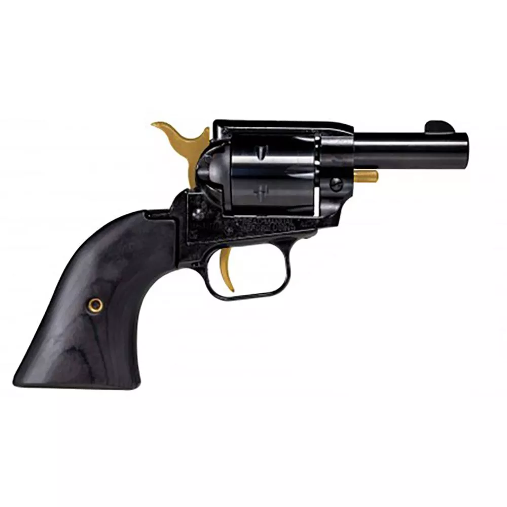 Heritage Barkeep Revolver 22 LR 6/rd Magazine 2.68″ Barrel Black with Custom Gold Accents