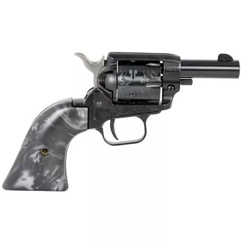 Heritage Mfg BK22B2BPSCLS2 Barkeep22 LR 6rd 2" Black Oxide Steel Engraved Cylinder Black Pearl Grips