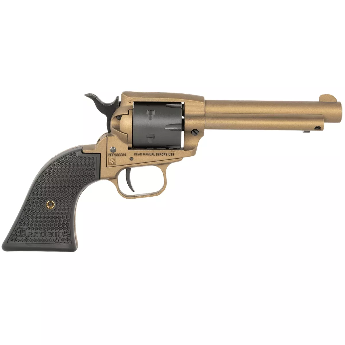Heritage Rough Rider 22 LR Burnt Bronze 4.75" Revolver Handgun